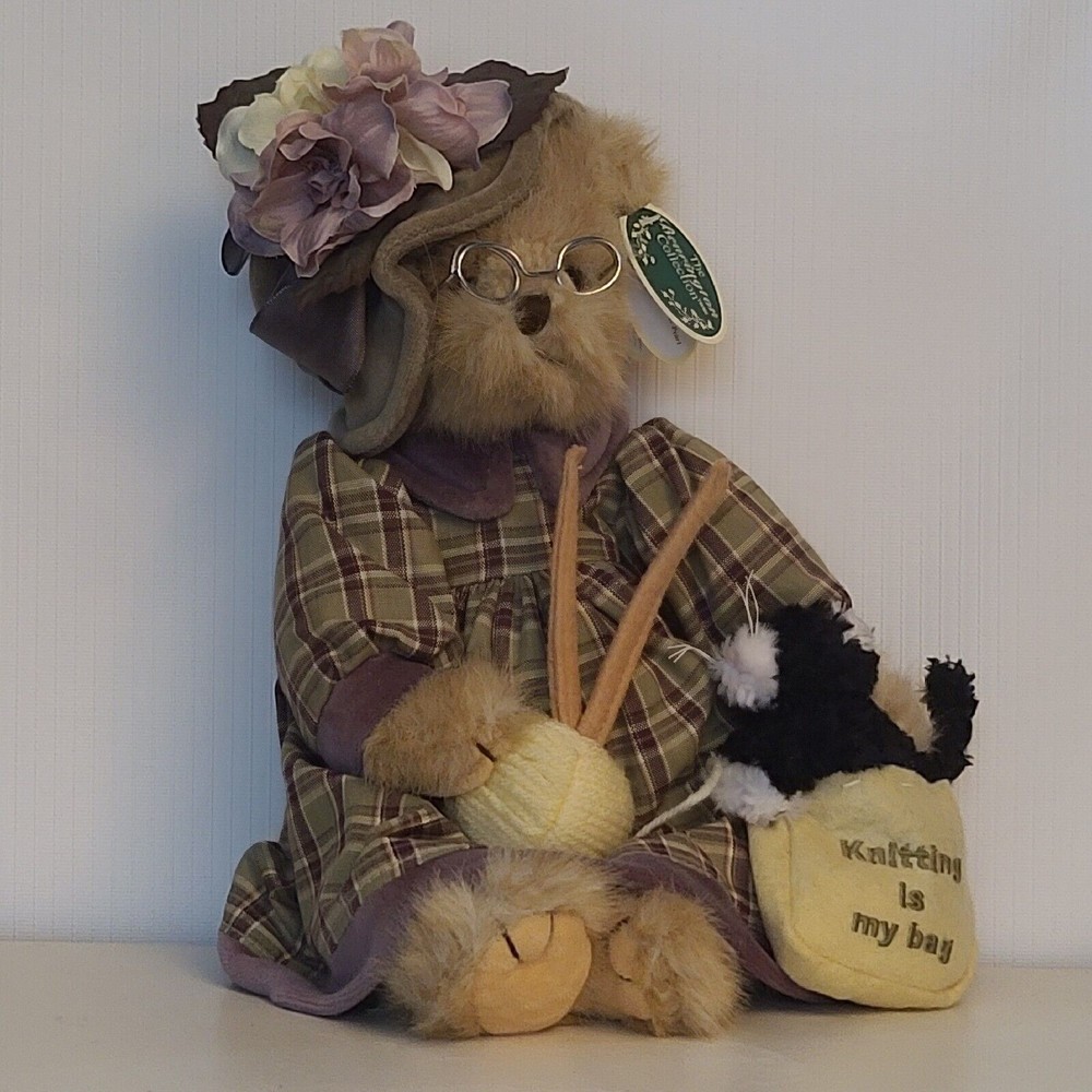 Bearington Bears Knitting Is My Bag Knitter Plush Stuffed Bear